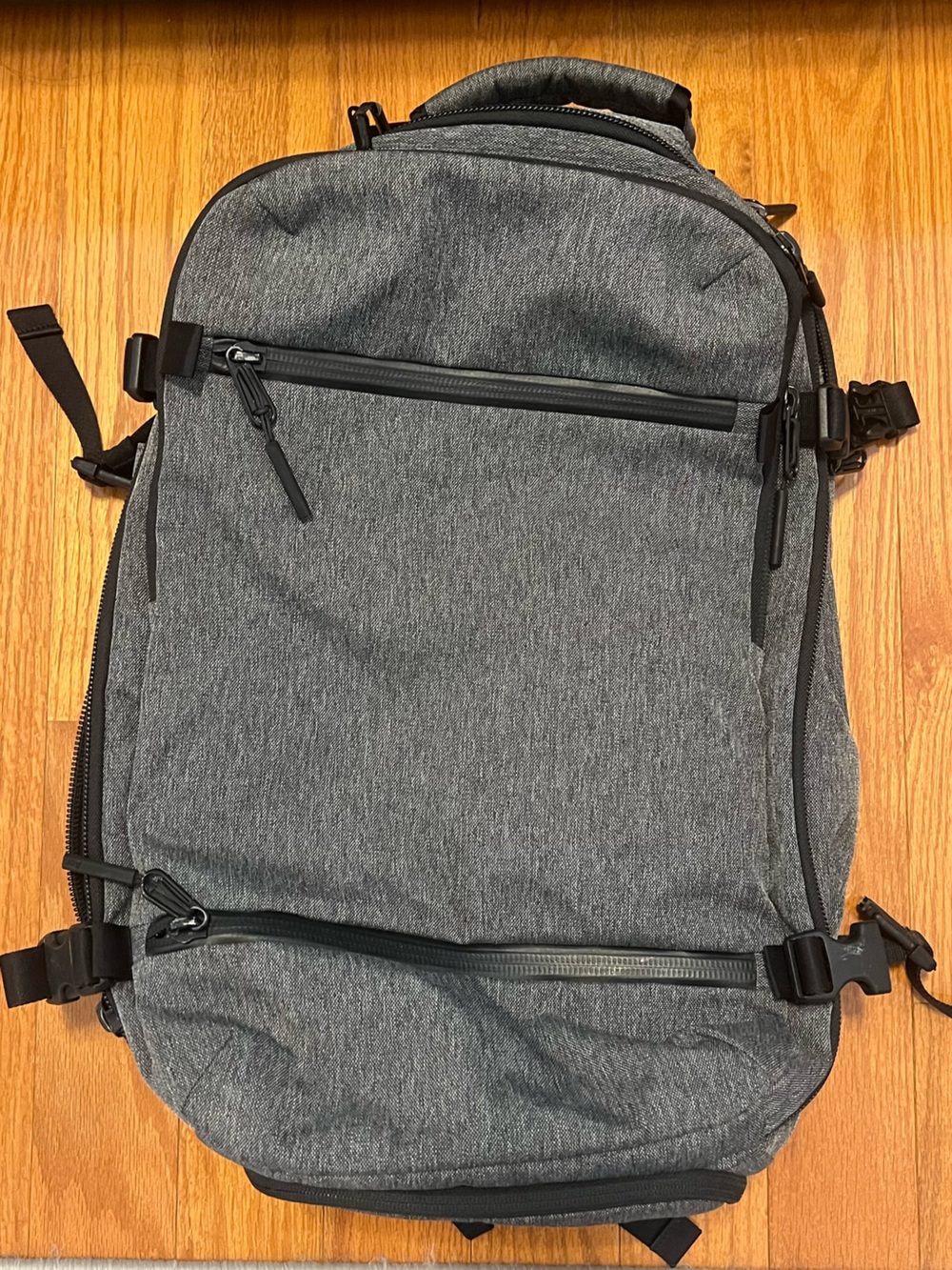 AER Travel Pack Grey Backpack 33L Carry On Size One Bag Travel
